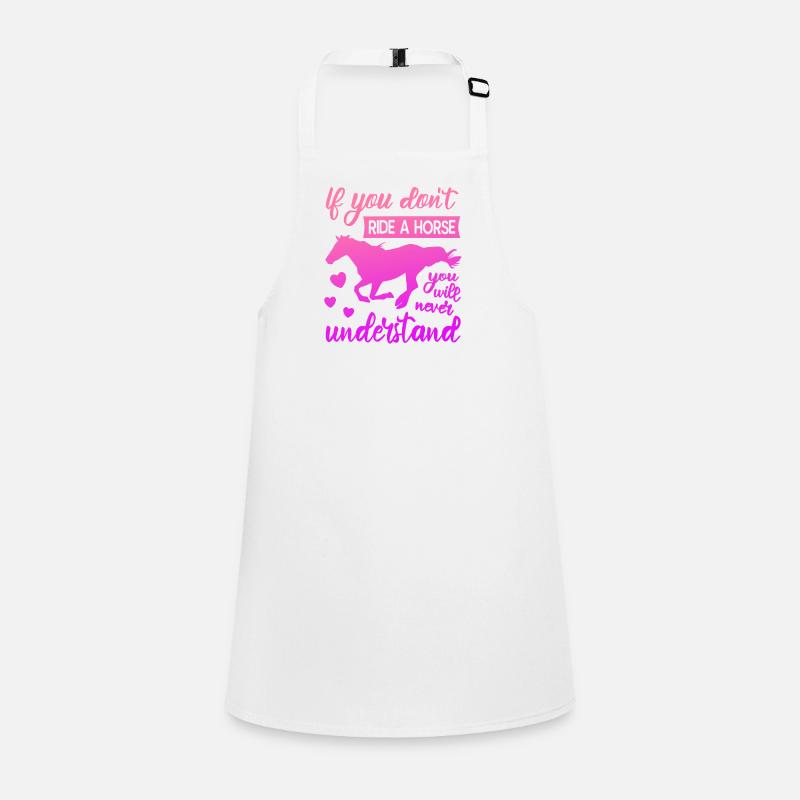 Chevaux Filles Tablier Enfant