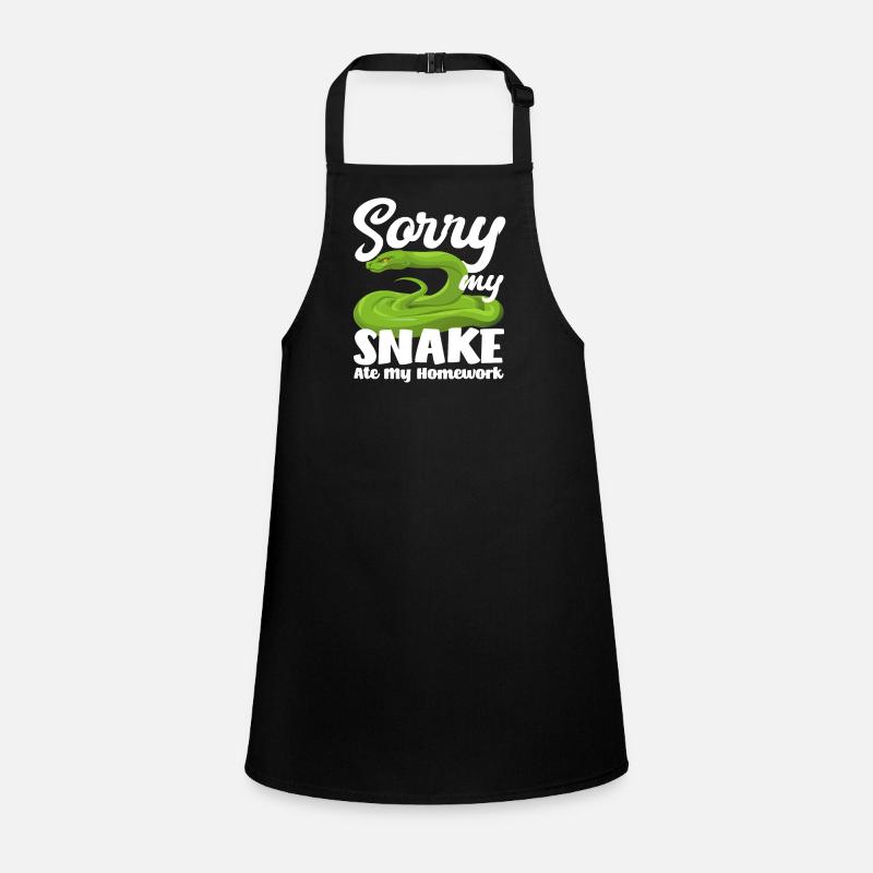 Snake Homework Children's Apron
