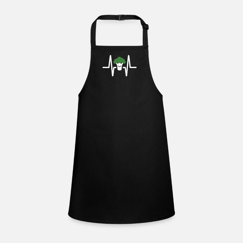 Rythme cardiaque ECG de brocoli Tablier Enfant