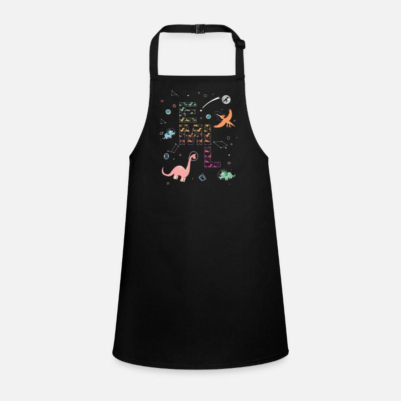 EMIL - Beautiful boy name with dinosaur Children's Apron