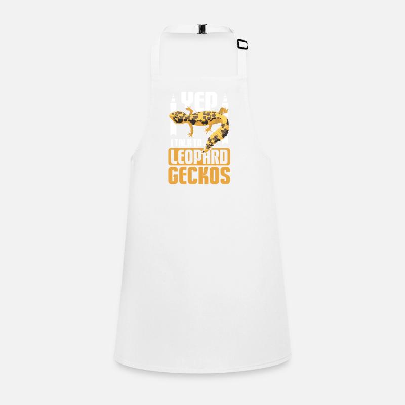 Yep I talk to leopard geckos Children's Apron