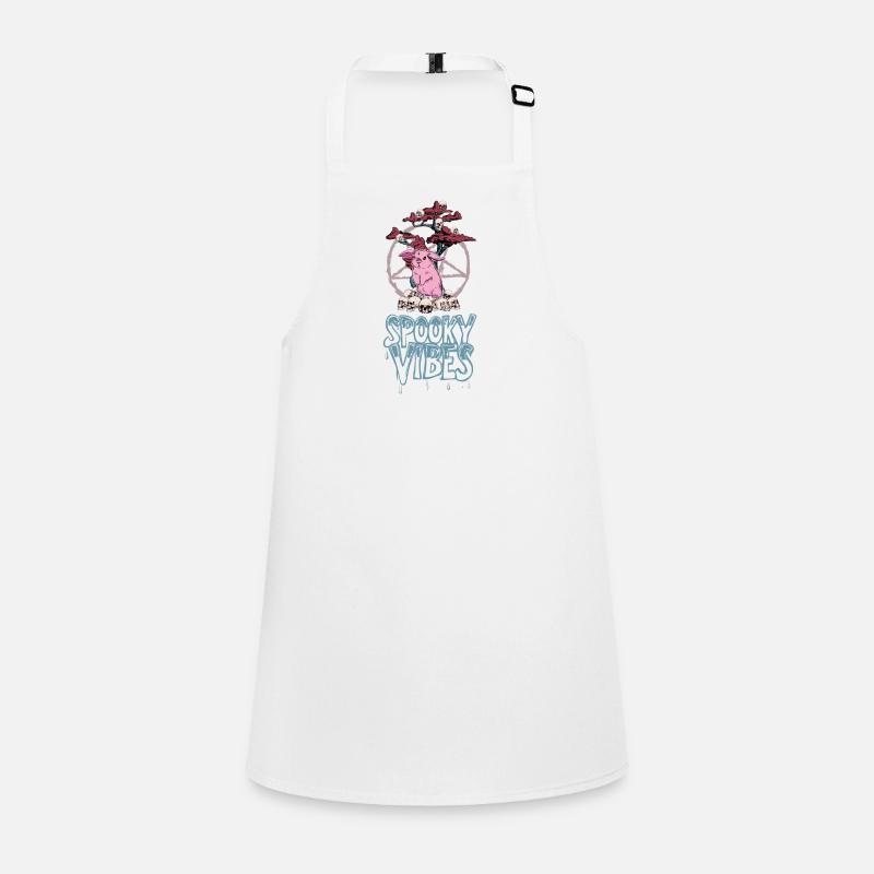 Pink bunny and skull design Children's Apron