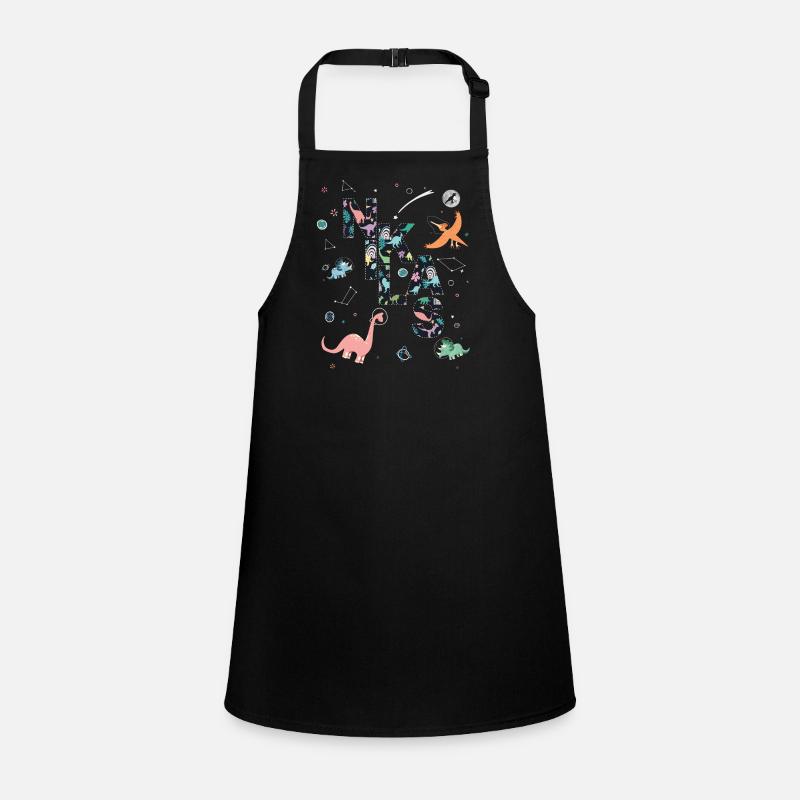 NIKLAS - Beautiful boy name with dinosaur Children's Apron