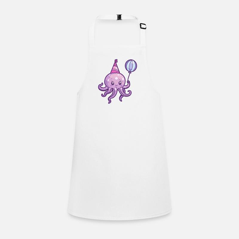 Octopus Birthday Baby Children's Apron