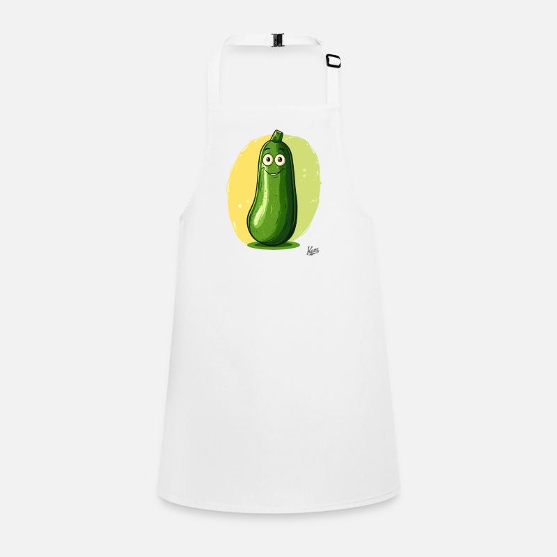 Courgettes drôles et déplacées. Tablier Enfant