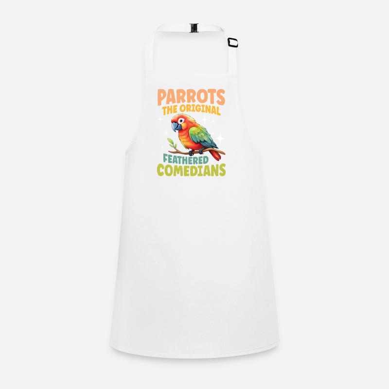 Parrots The Original Feathered Comedians Schürze für Kinder