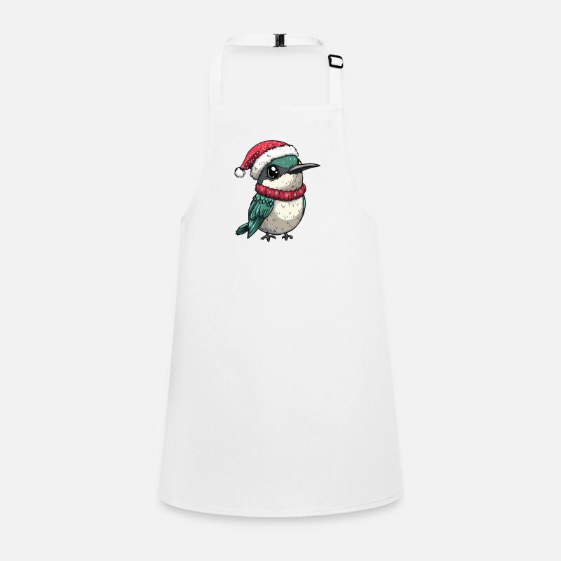 Kolibri Vogel Weihnachten Schürze für Kinder