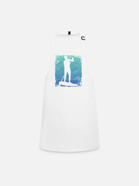 Stand Up Paddling Stand Up Board Sup - Children's Apron - white - Front