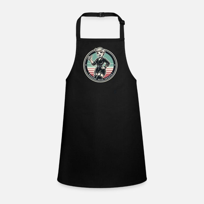 Rough, Never Smooth Emo Punk Girl Children's Apron
