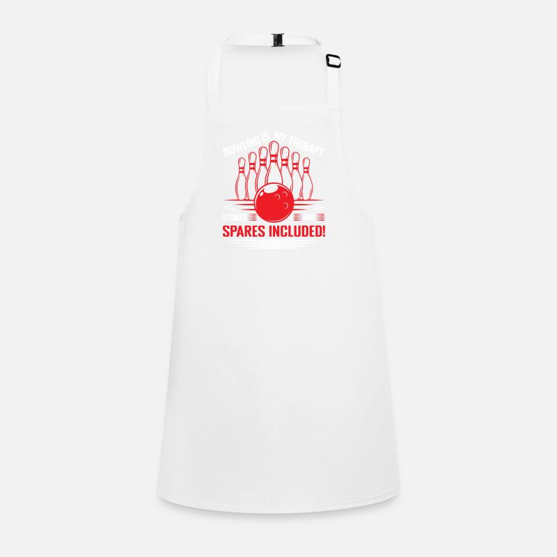 Bowling is my therapy – strikes and spares include Children's Apron