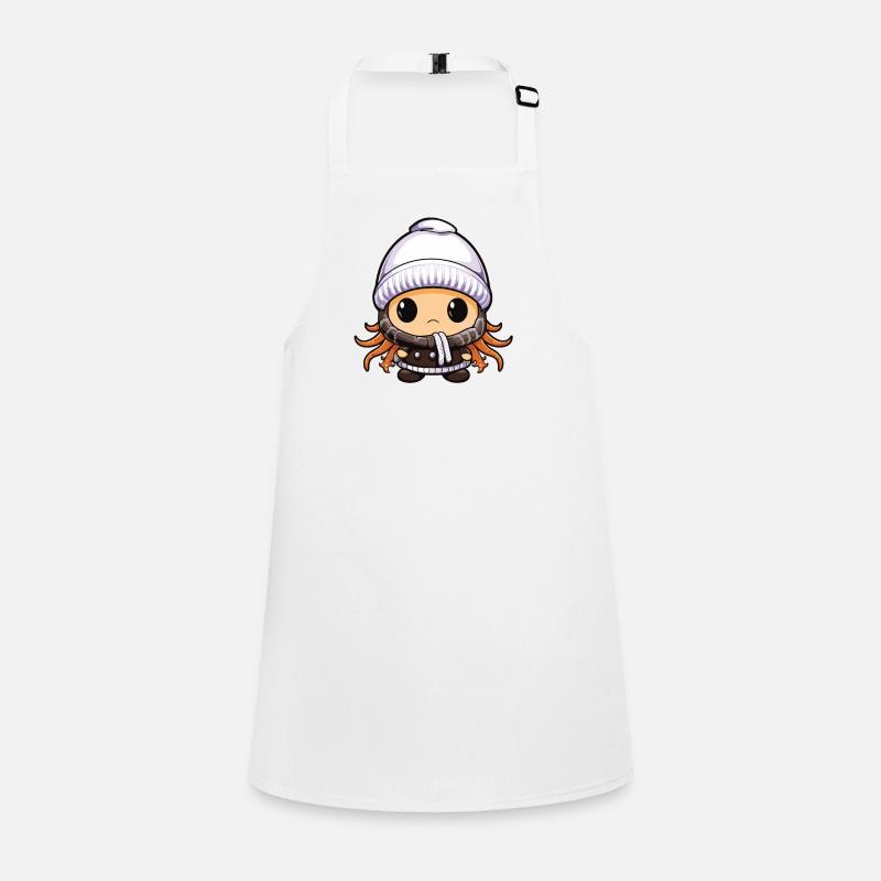 Oktopus Winter Tier Baby Comic Schürze für Kinder