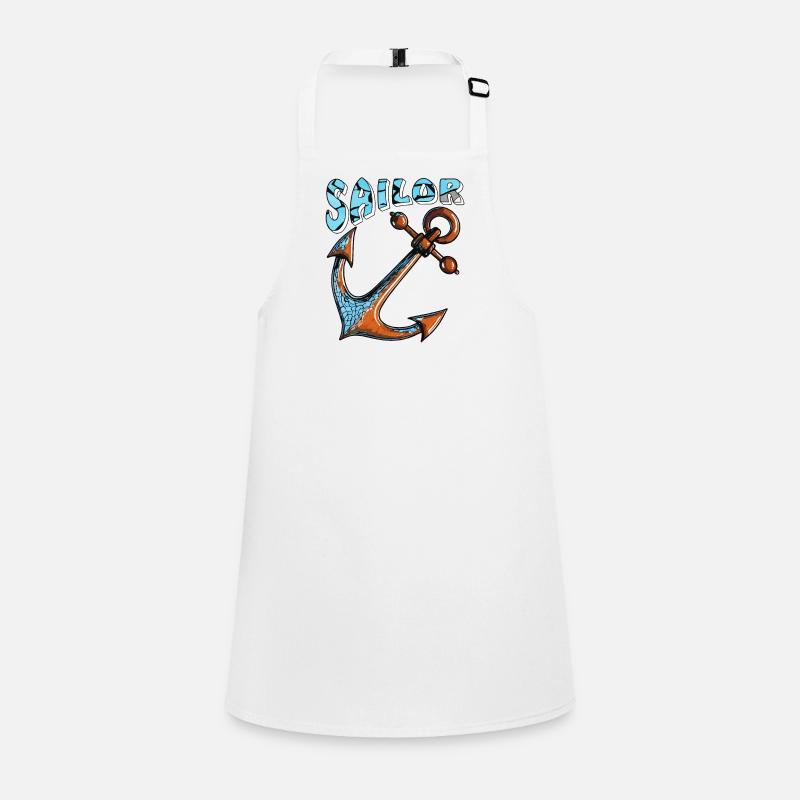 SHIP ANCHOR SAILOR Children's Apron