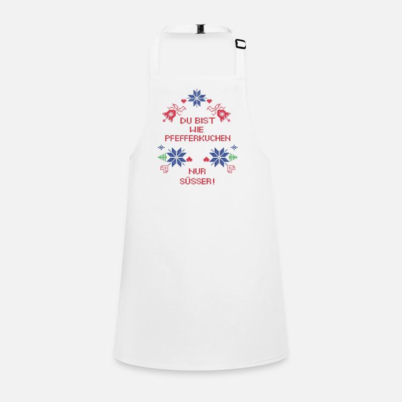 Gingerbread Advent Children's Apron