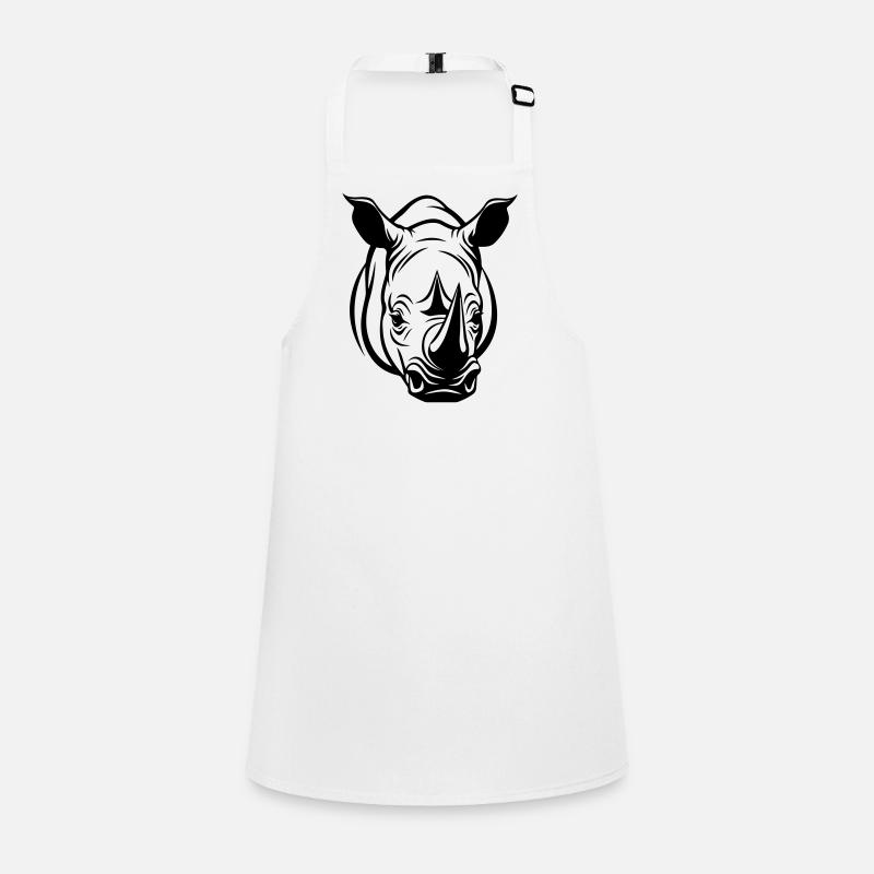 Tête de rhinocéros Tablier Enfant