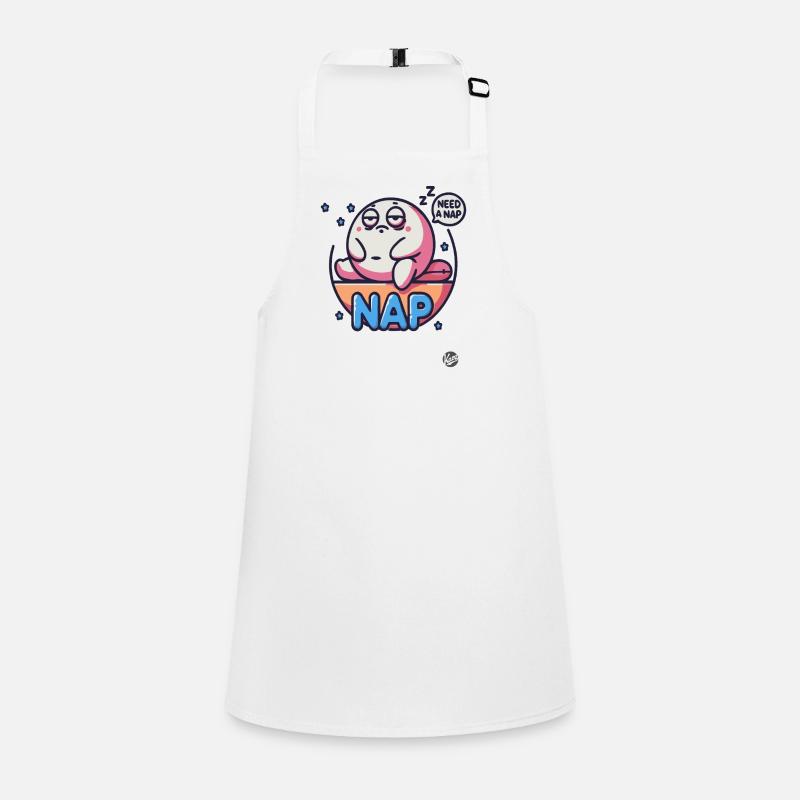 I need a nap, tired monster Children's Apron