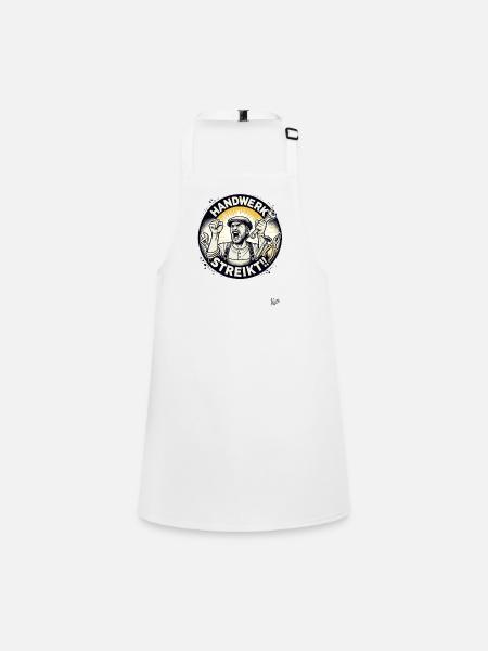 Craftsmen work, the crafts strike - Children's Apron - white - Front