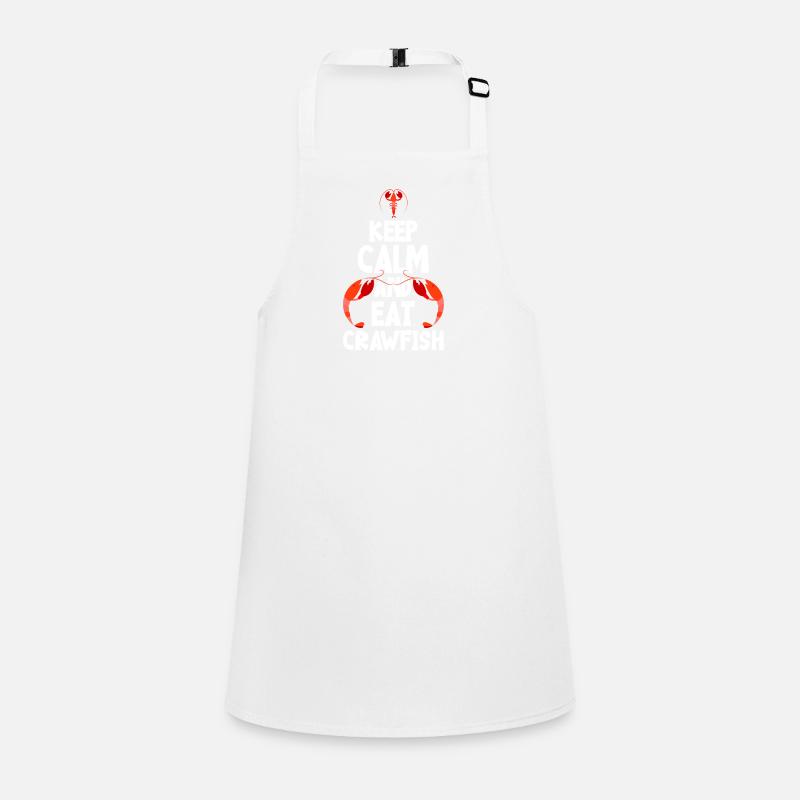 Keep calm and eat crayfish Children's Apron