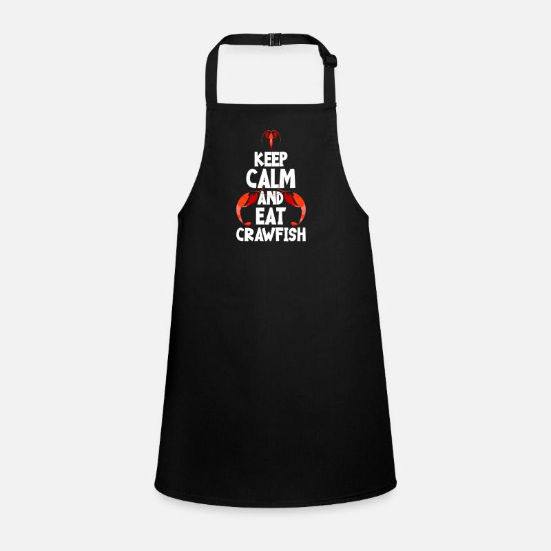 Keep calm and eat crayfish Children's Apron