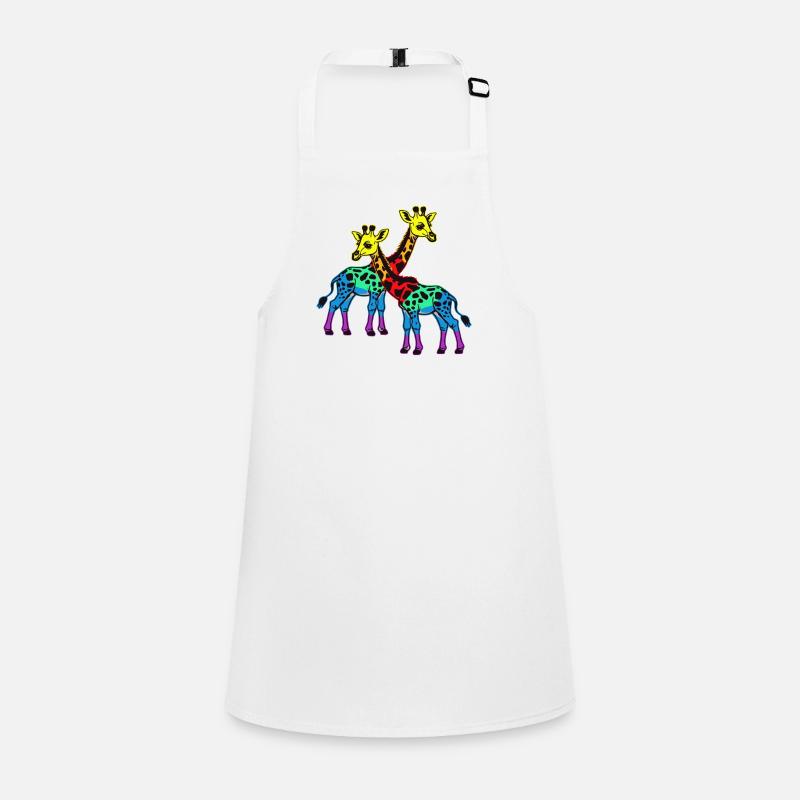 LGBT Regenbogen Giraffen Giraffe Gay Pride Schürze für Kinder