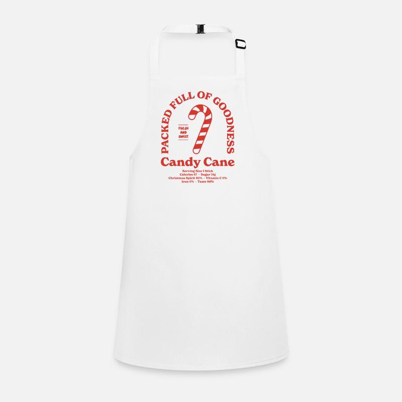 Candy cane Nutritional Children's Apron