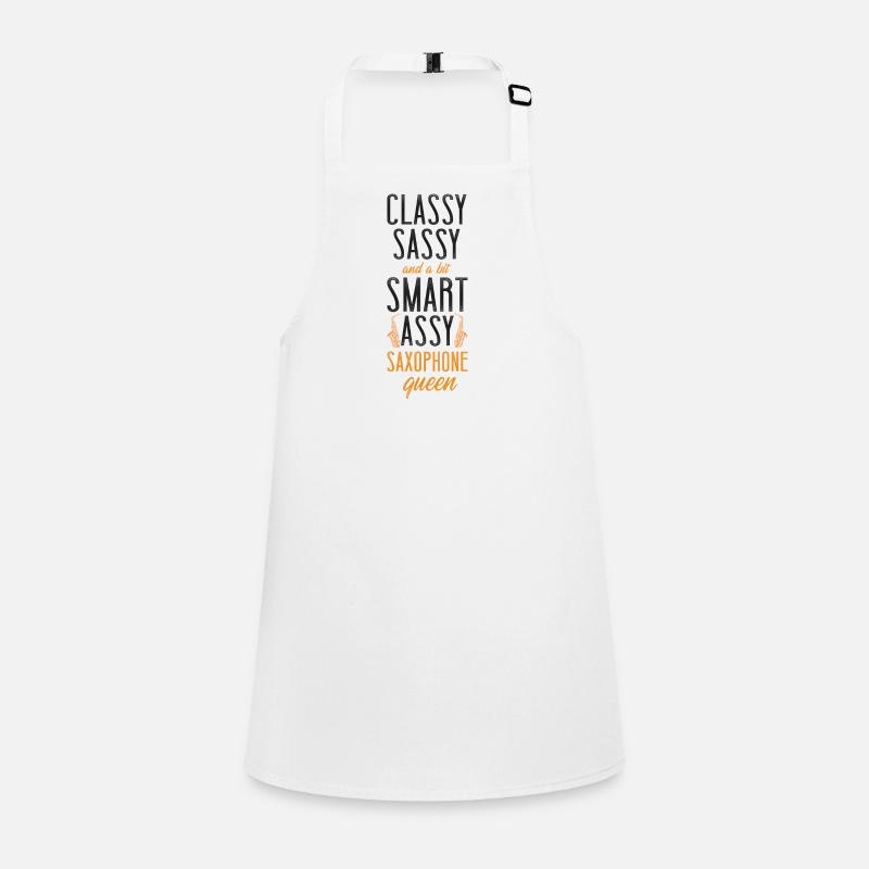 Saxophone Classy Sassy And A Bit Children's Apron