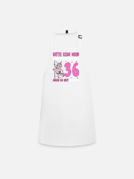 Please No Envy 36 Birthday - Children's Apron - white - Front