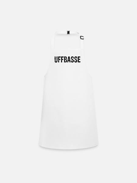 Uffbasse - Children's Apron - white - Front