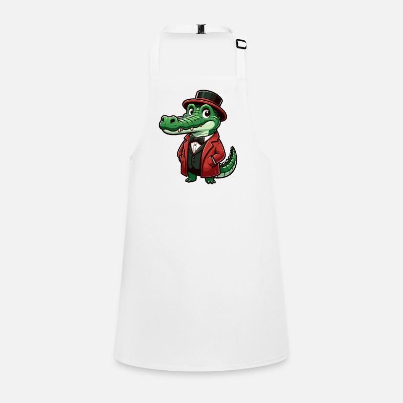Crocodile Russian in Russian Russian Crocodiles Children's Apron