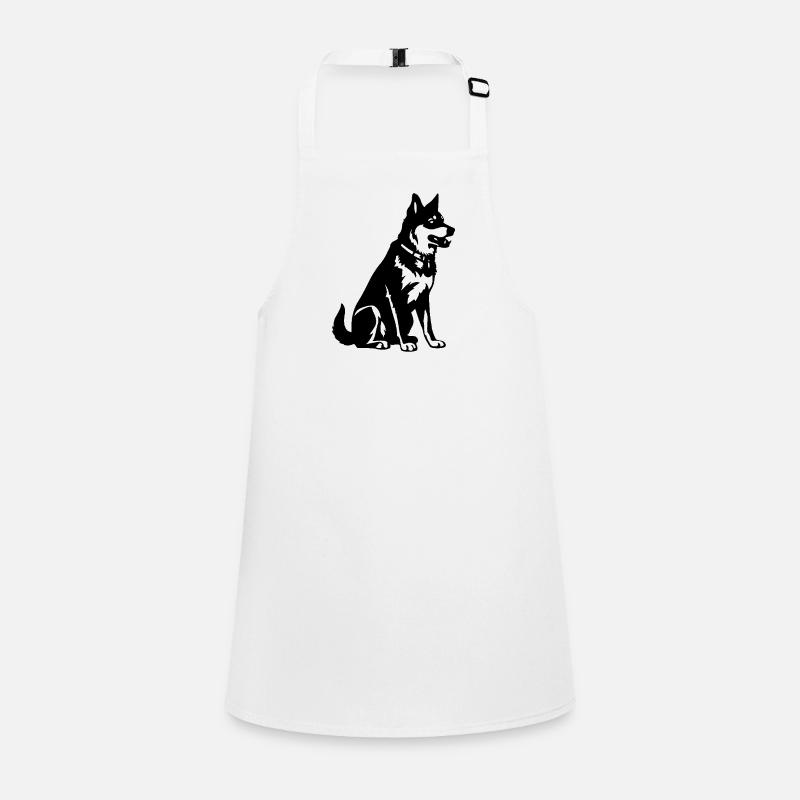 Husky Dog Children's Apron