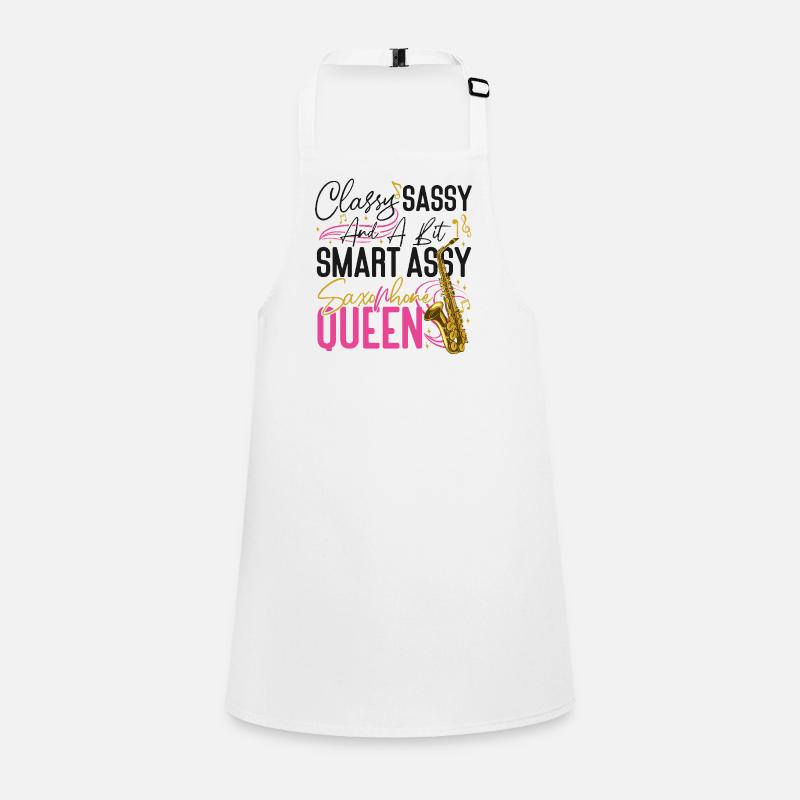 Saxophone Classy Sassy And A Bit Children's Apron