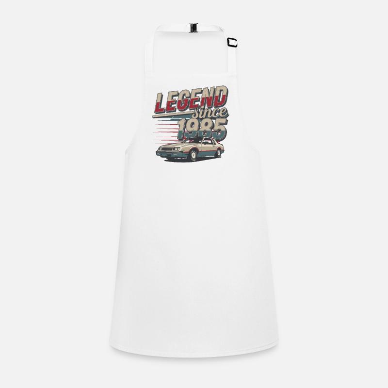 Legend Since 1985 Vintage Car Retro Style Children's Apron