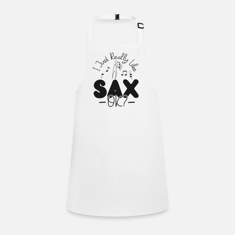 Jeu de mots sur le saxophone que j’aime vraiment Tablier Enfant