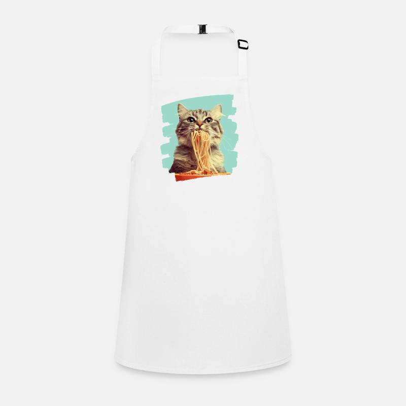 Cat Pasta Children's Apron
