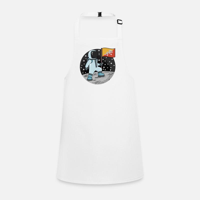 Drapeau des astronautes du Bhoutan Tablier Enfant