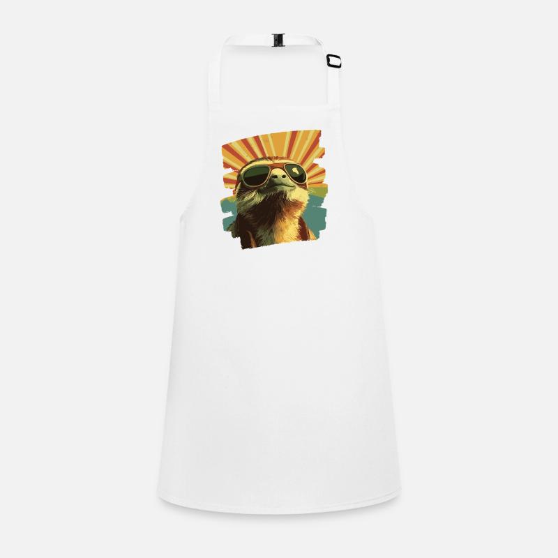Sloth Retro Children's Apron