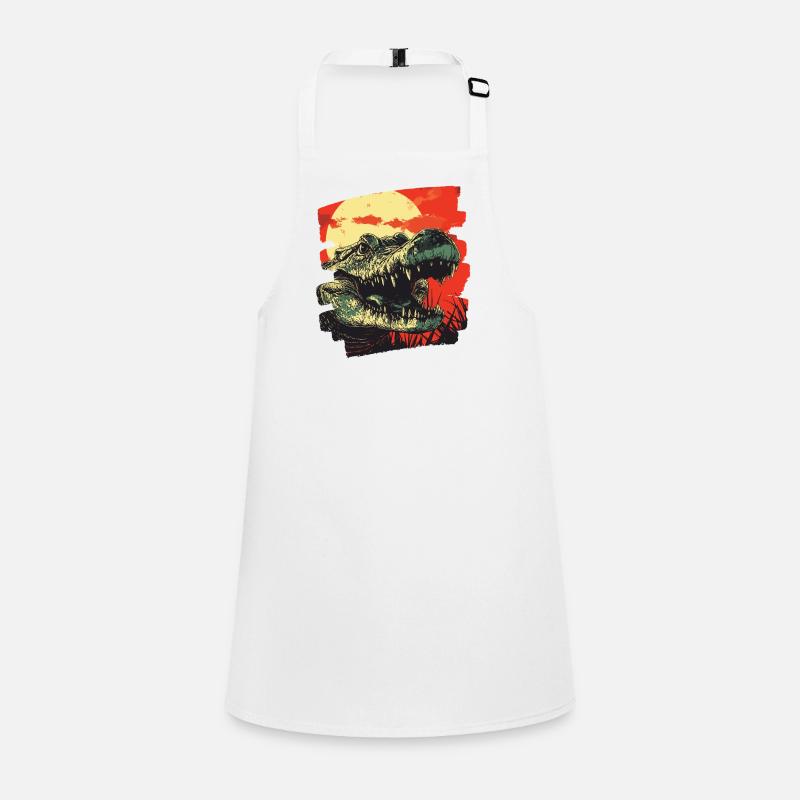 Crocodile Retro Children's Apron