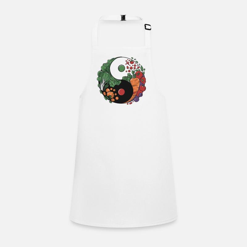 Yin Yang Vegetable Balance Children's Apron