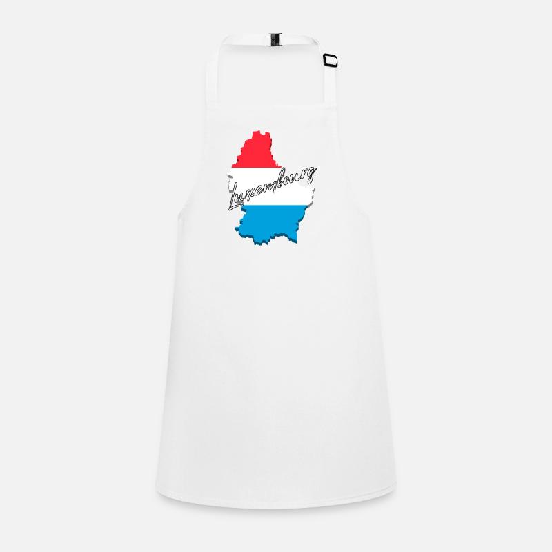 Drapeau du Luxembourg, fierté luxembourgeoise Tablier Enfant