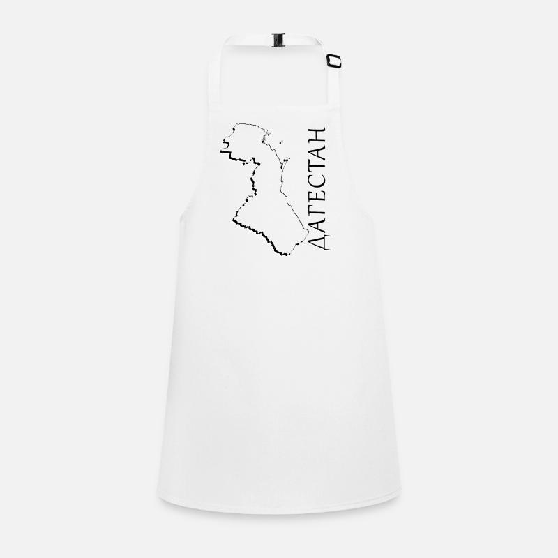 (RU) Carte du Daghestan comme contour DA Tablier Enfant