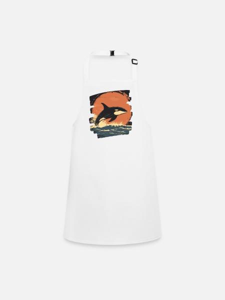Killer whale - Children's Apron - white - Front