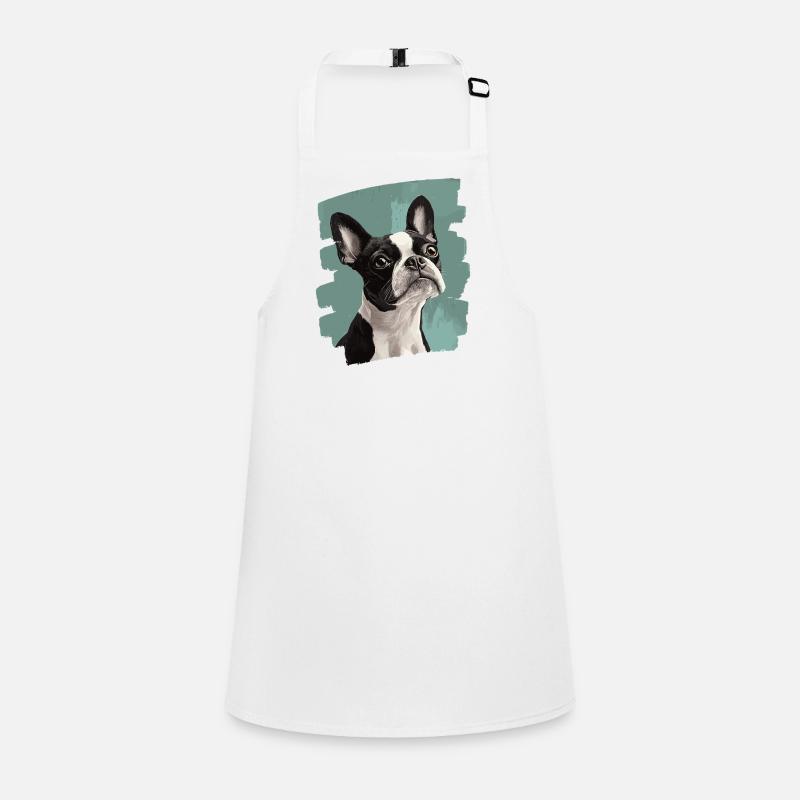 Boston Terrier Tablier Enfant