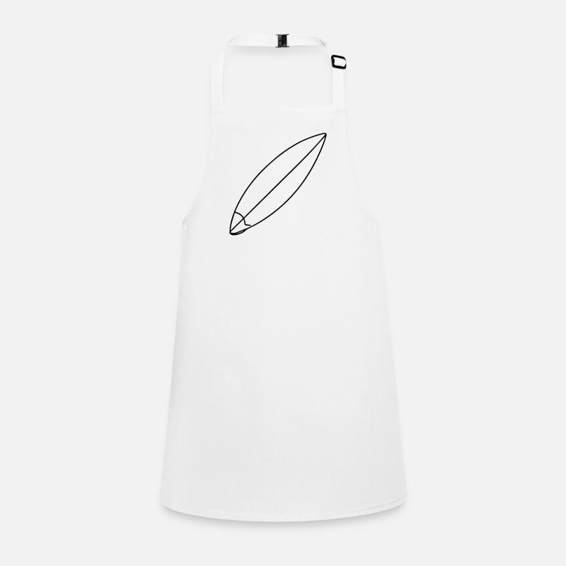 Surfboard Sketch Children's Apron