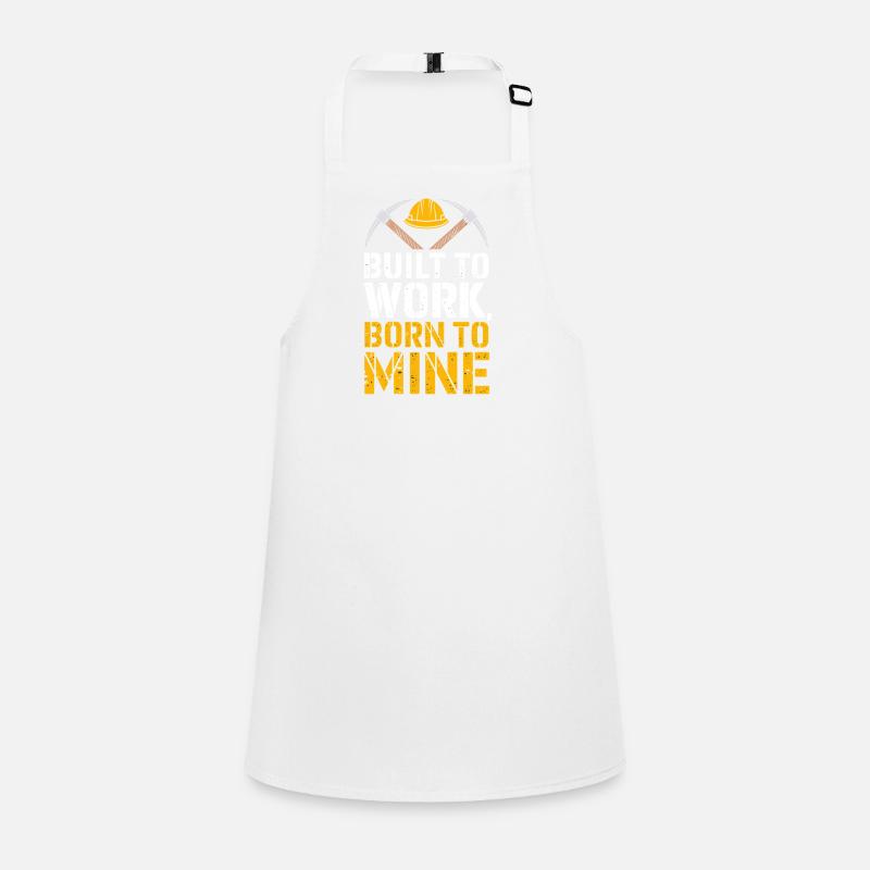 Coal Miner Underground Mining Safety Helmet Worker Children's Apron