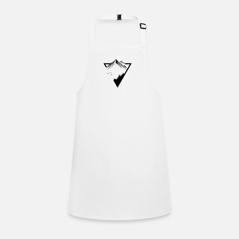 Mountain Peak Triangle Children's Apron