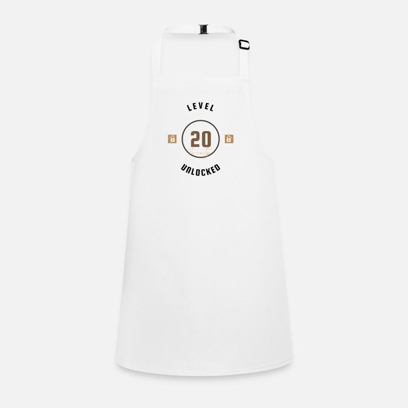 20th Birthday Level twenty unlocked, gift Children's Apron