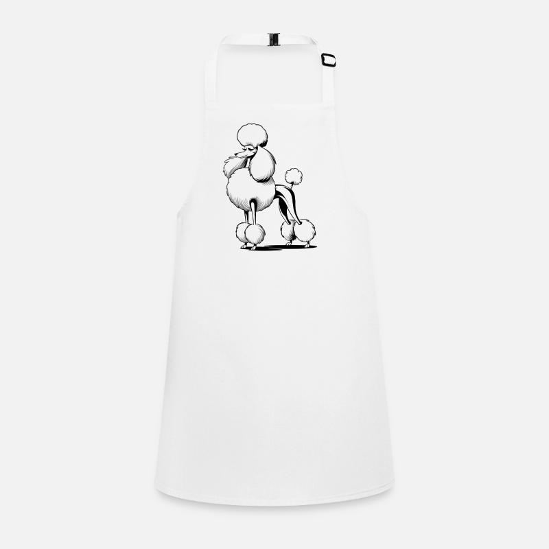 Caniche élégant au look élégant Tablier Enfant