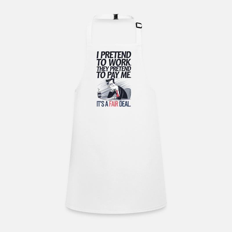 Funny Office Humor – I Pretend to Work, Sarcastic Children's Apron