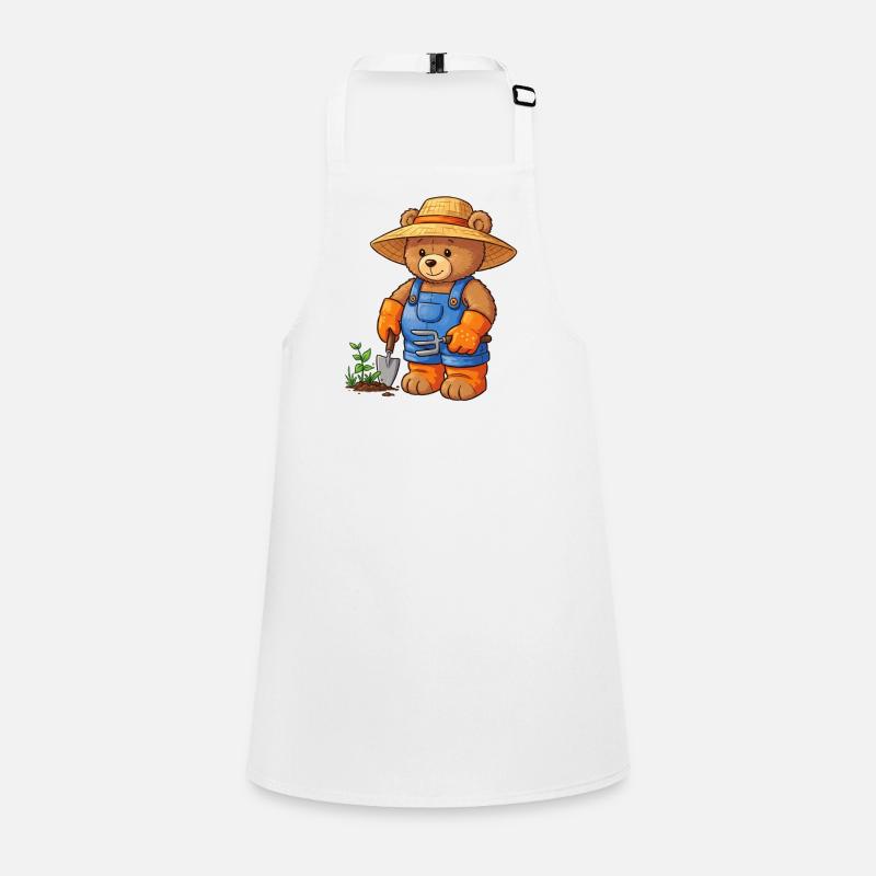 Teddy Bear Gardener Children's Apron