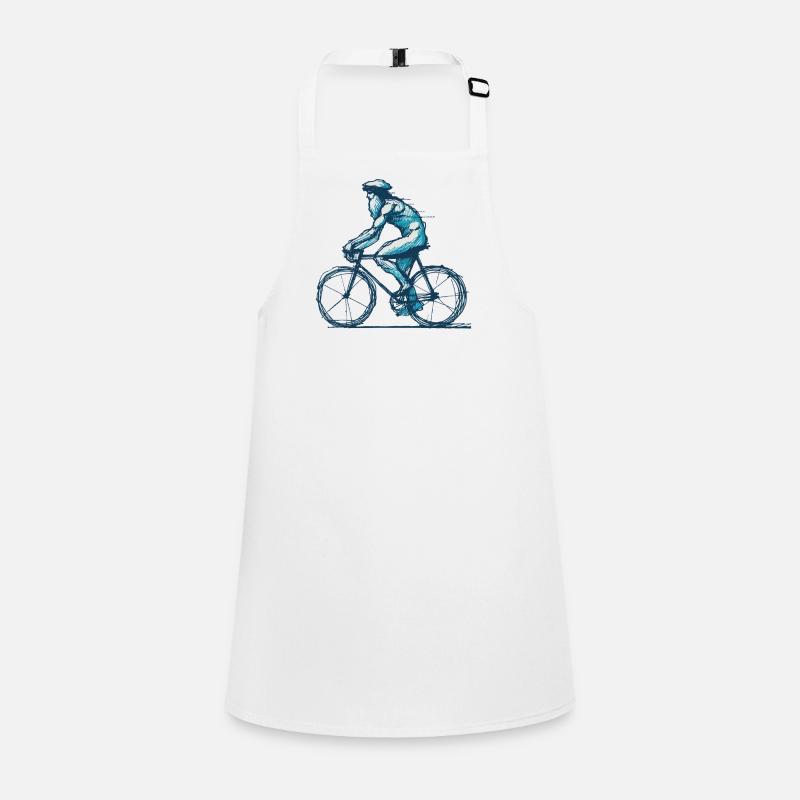 Cycling Bicycle Artwork Children's Apron