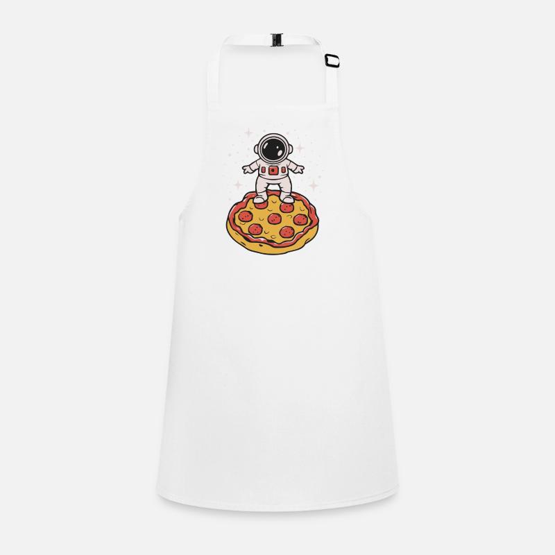 Astronaute Pizza Tranche Planète Restauration rapide Astronomie Tablier Enfant